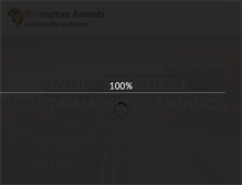 Tablet Screenshot of parivartanawards.in